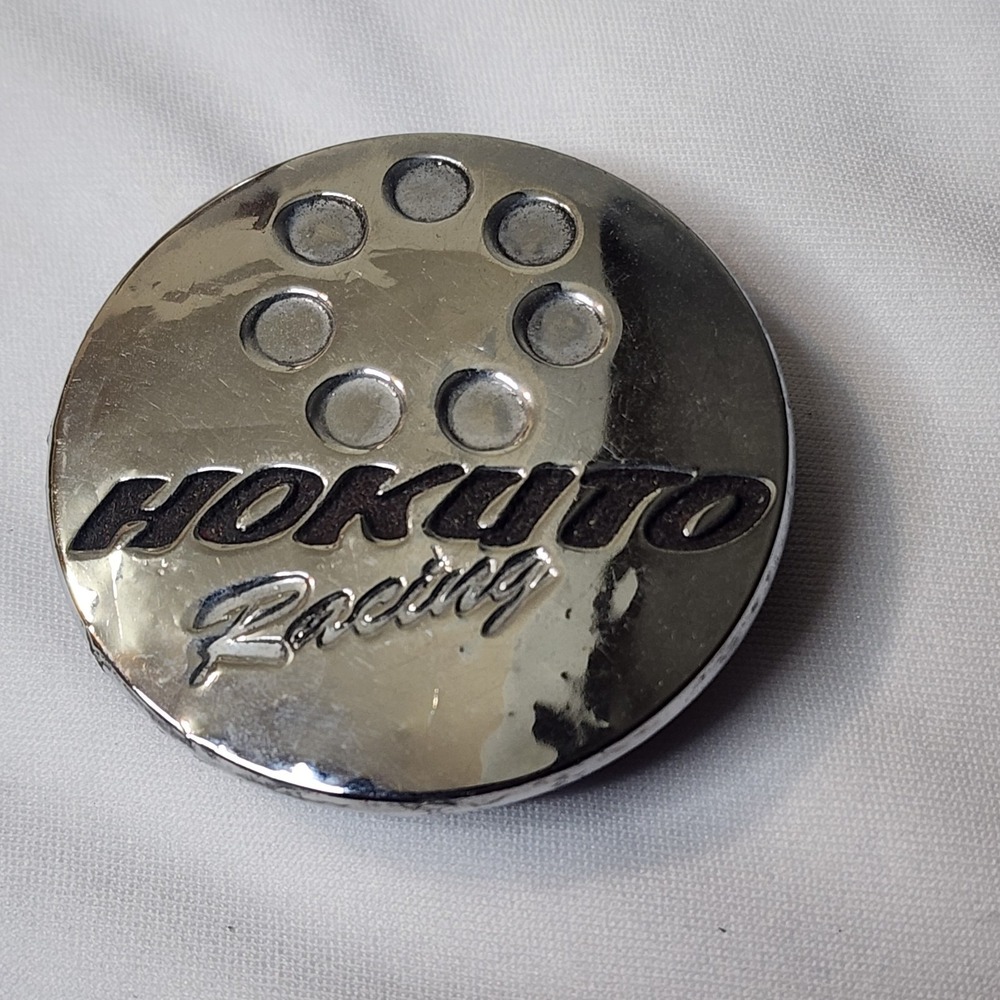 HOKUTO RACING WHEEL CHROME CENTER CAP #A-71